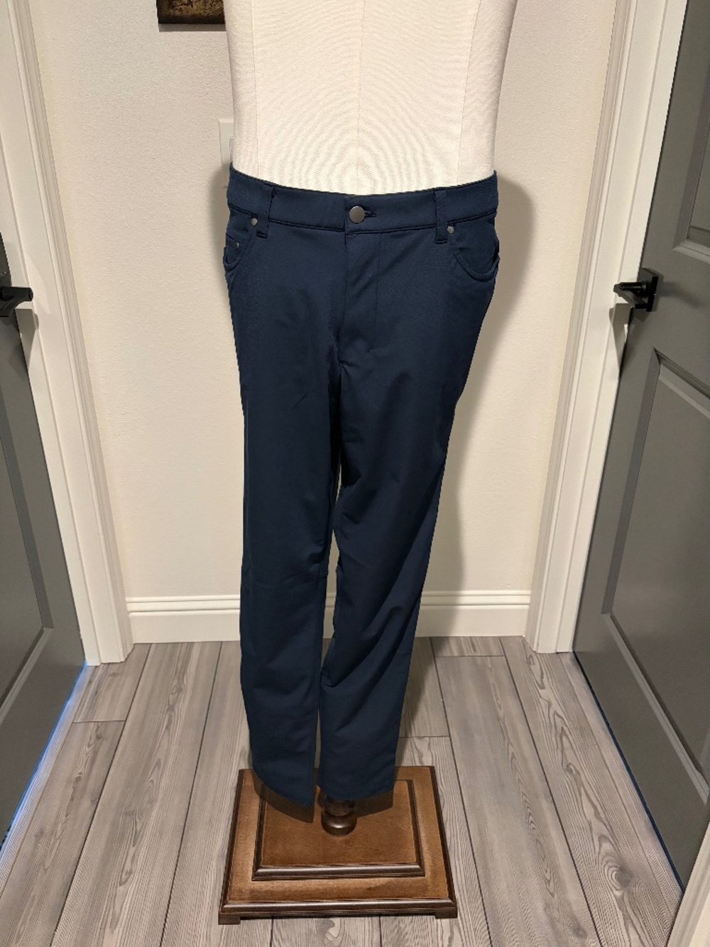 lululemon Men's Navy Slim Pants Size 36 Altered 31" Inseam